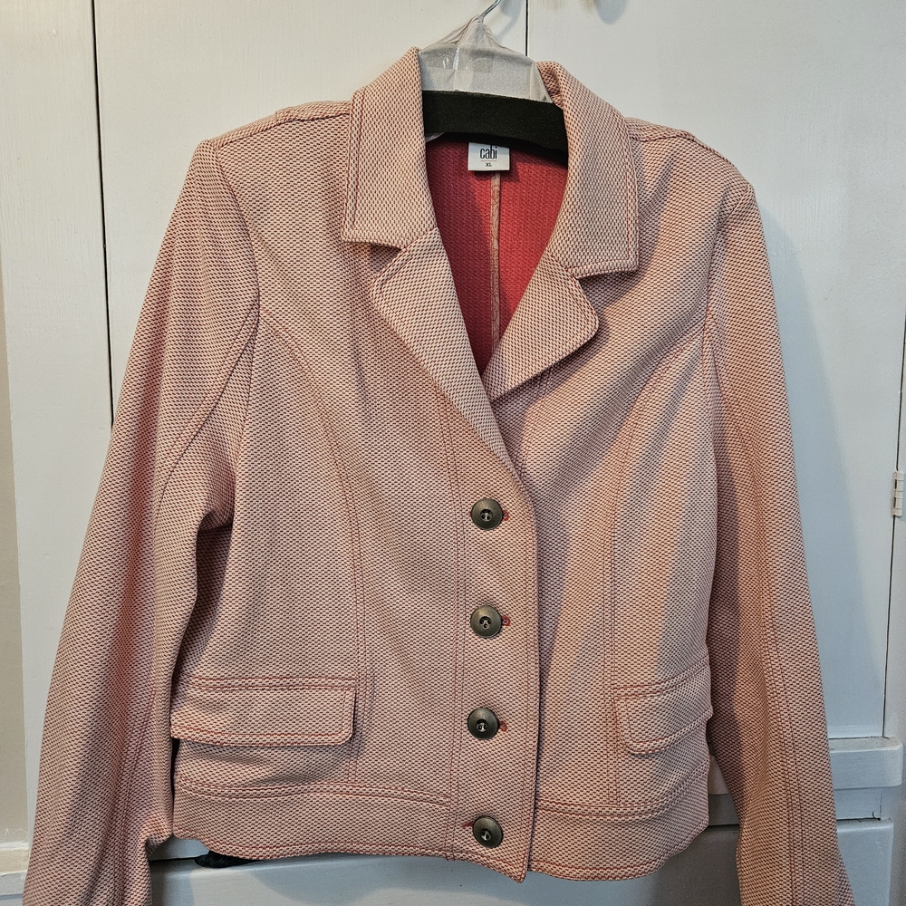 CAbi Amelia Pink Jacket XL
